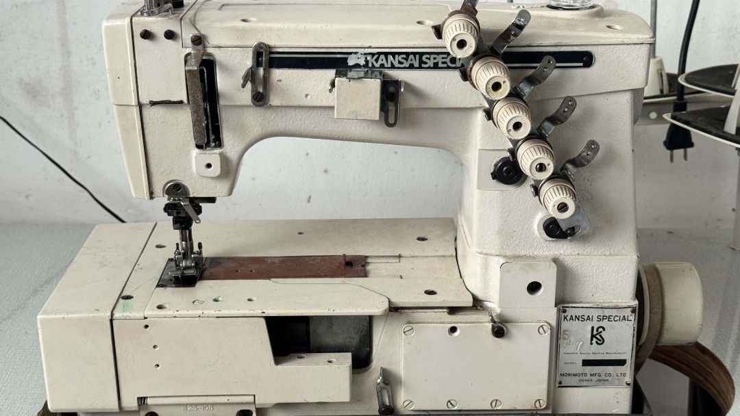 Kansai Coverstitch Sewing Machine (Category: Industrial Equipment) located in Manila. Submitted by supermae8989 (Listing ID 1465080111, Image 3). Description: FOR SALE: KANSAI SPECIAL INDUSTRIAL HEMMING / COVERSTITCH MACHINE 🇯🇵 WORKING CONDITION! ✅ Japanese-made Kansai Special industrial sewing machine, previously used for garment production, particularly sa pagtahi ng laylayan ng T-shirts/dresses, pang-kabit ng garter at cuffs. Ideal for: ✅ T-