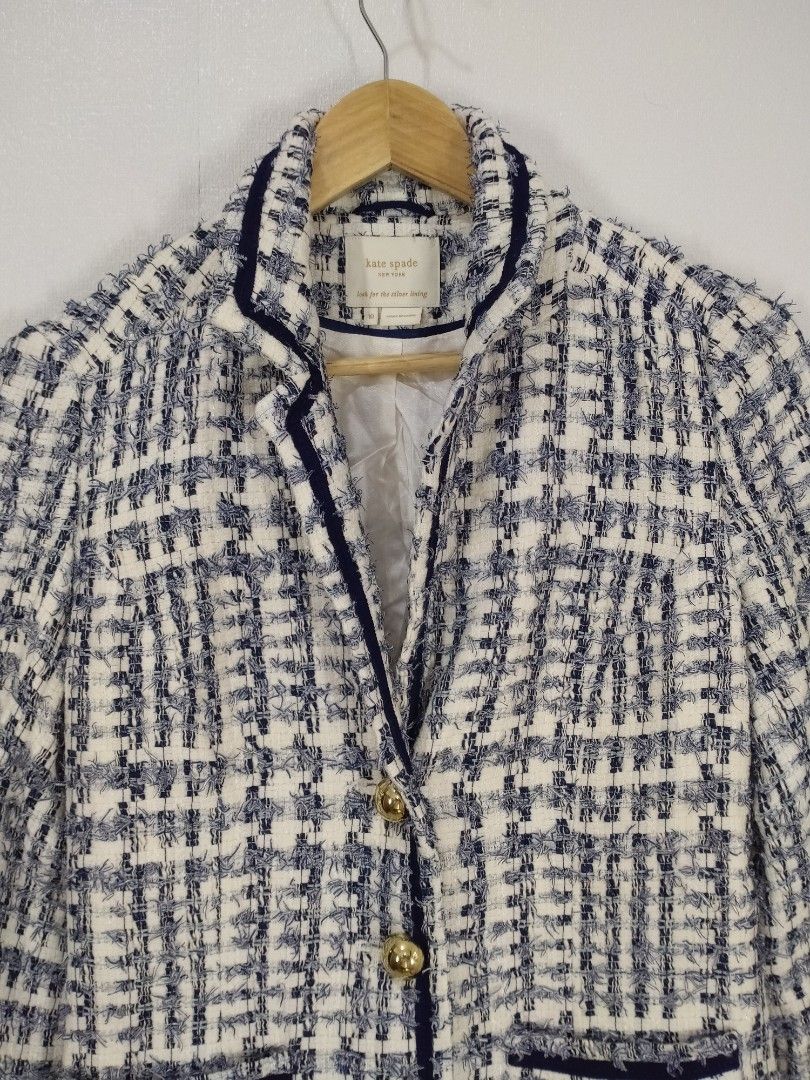 KATE SPADE TWEED JACKET (Category: Coats, Jackets and Outerwear) located in Baguio. Submitted by dansteals (Listing ID 1465051366, Image 3). Description: 23 X 19 SMALL no issue.