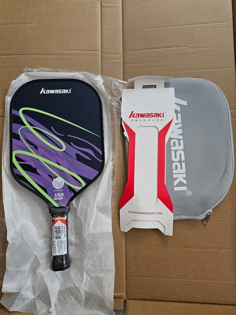Kawasaki Galaxy Pickleball Paddle (Category: Racket and Ball Sports) located in Manila. Submitted by havrehomes (Listing ID 1465097219, Image 1). Description: Gcash lalamove/pickup binondo manila.