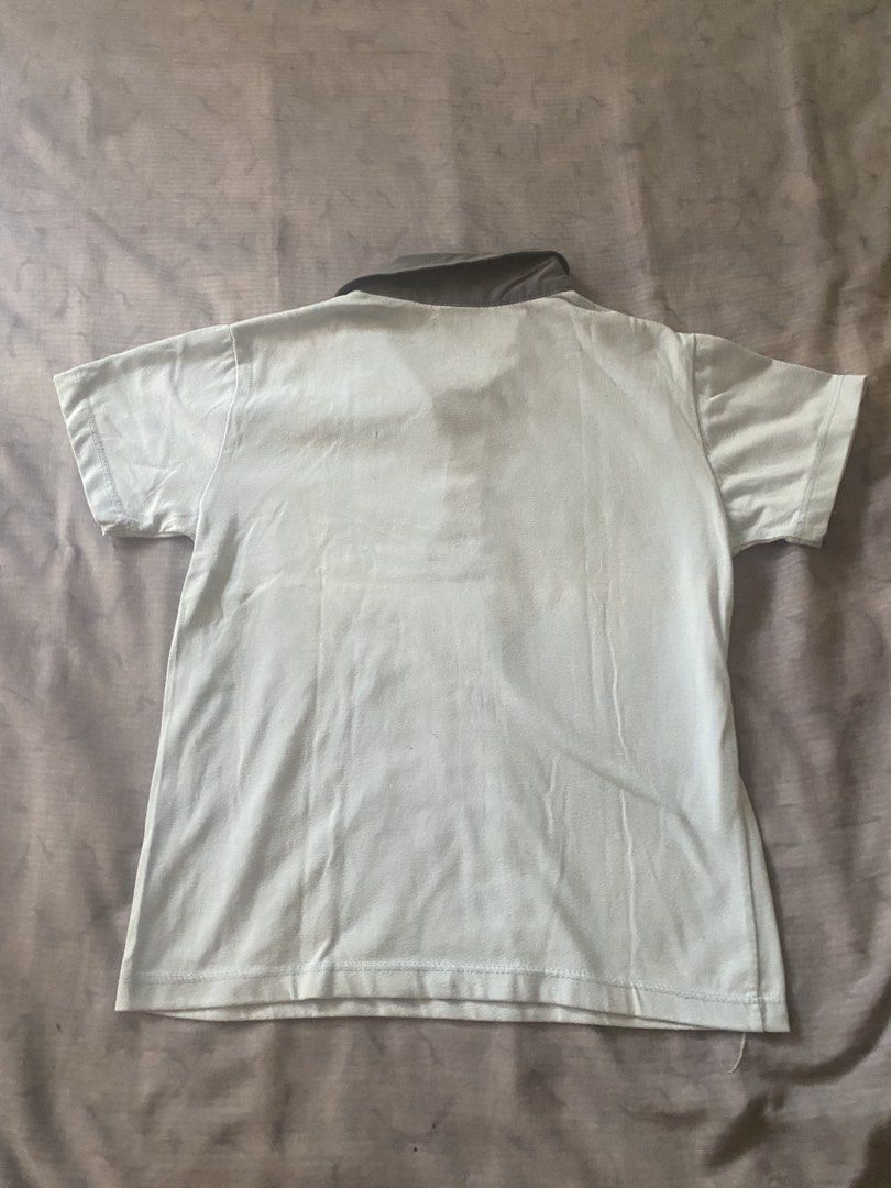 Kid’s Polo-Tee shirt (Category: Looking For) located in Paranaque City. Submitted by hershop.sbt (Listing ID 1465020953, Image 3). Description: Name: Kid’s Polo-Tee (Leadership Print) / Refined Heritage Kids’ Polo-Tee (Leadership Edition) Color: Light Blue with Charcoal Gray collar Size: Size 3 XL.