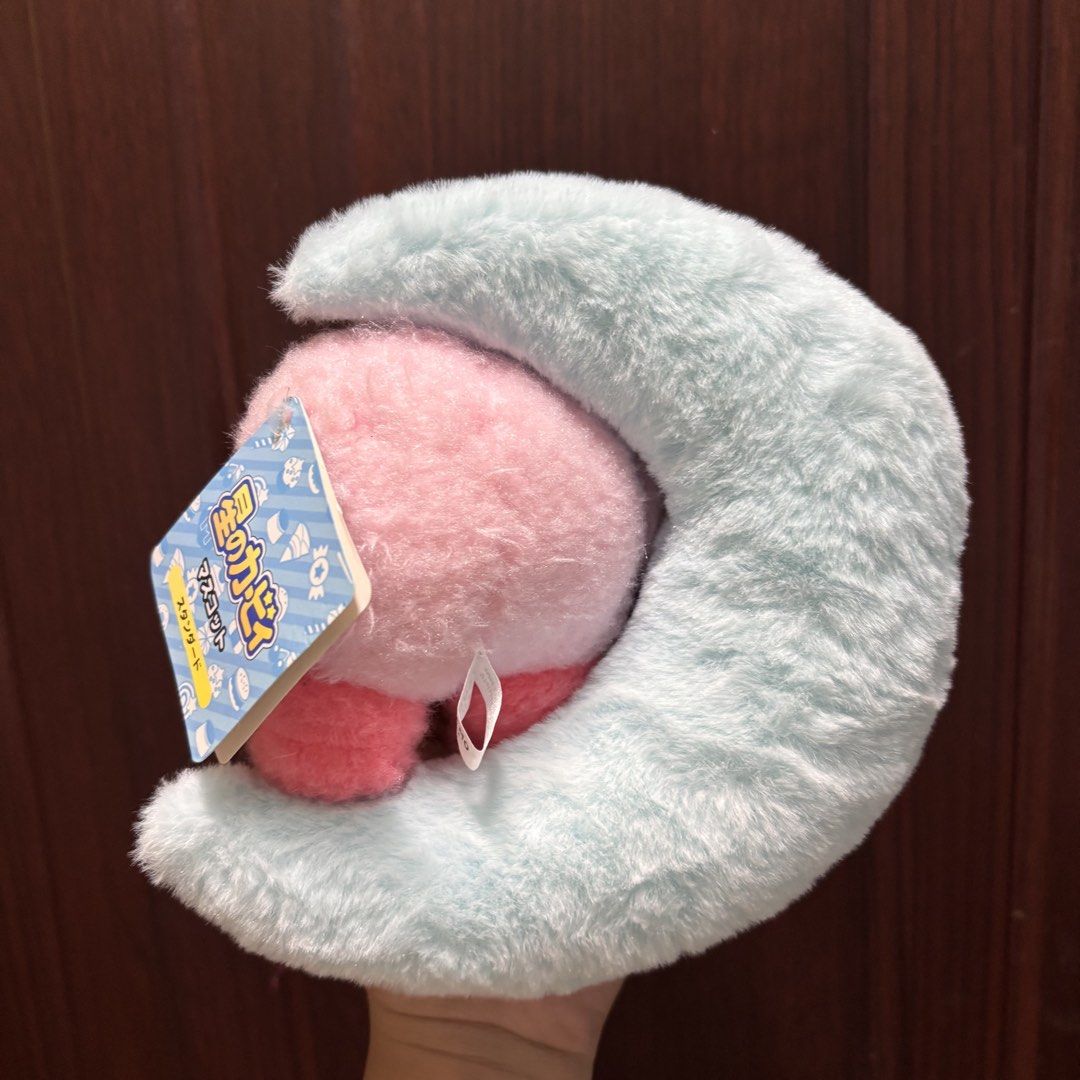 Kirby on Crescent Moon Plush Mascot (Category: Plushies & Soft Toys) located in Manila. Submitted by nero.ph (Listing ID 1465044301, Image 3). Description: No issue with paper tag.