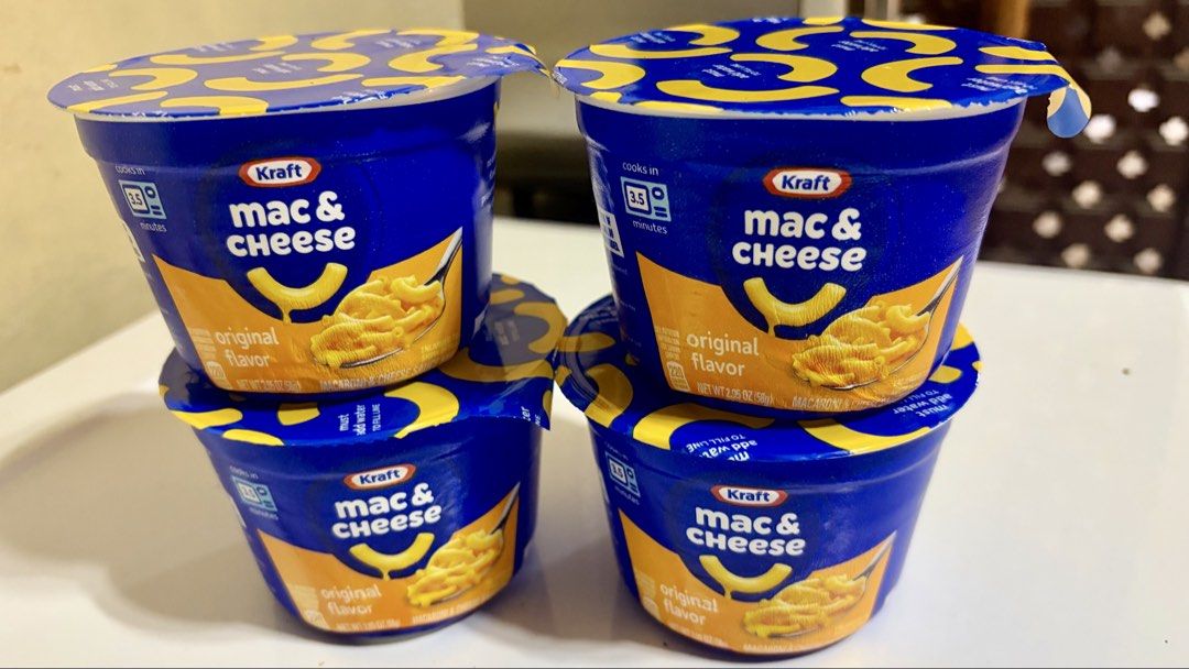 Kraft Mac & Cheese Original Flavor (Category: Packaged & Instant Food) located in Manila. Submitted by lizziedear.lizziedear (Listing ID 1465168952, Image 1). Description: Product of 🇺🇸 4 Packs Original Flavor Net Wt. 2.05 Oz/58g Expiry: Dec. 2026 .