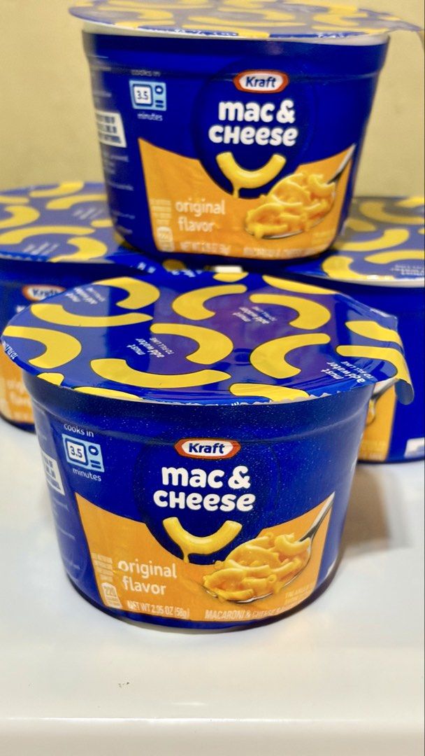Kraft Mac & Cheese Original Flavor (Category: Packaged & Instant Food) located in Manila. Submitted by lizziedear.lizziedear (Listing ID 1465168952, Image 2). Description: Product of 🇺🇸 4 Packs Original Flavor Net Wt. 2.05 Oz/58g Expiry: Dec. 2026 .