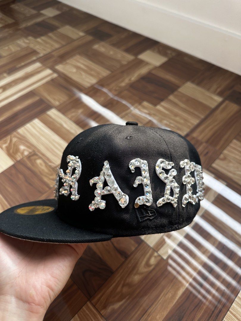 LA New Era Cap w RhineStone (Category: Caps & Hats) located in Manila. Submitted by aledobrian29085 (Listing ID 1465022544, Image 2). Description: Size 7 - 1/8 56.8cm Good Condition No issue .