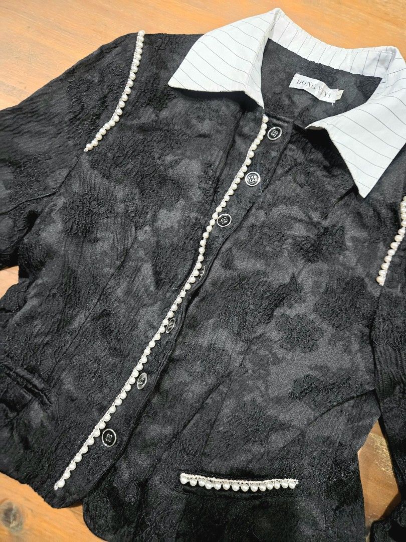 Lace top/ blazer (Category: Others Tops) located in Manila. Submitted by oki.ukay (Listing ID 1465094730, Image 2). Description: .