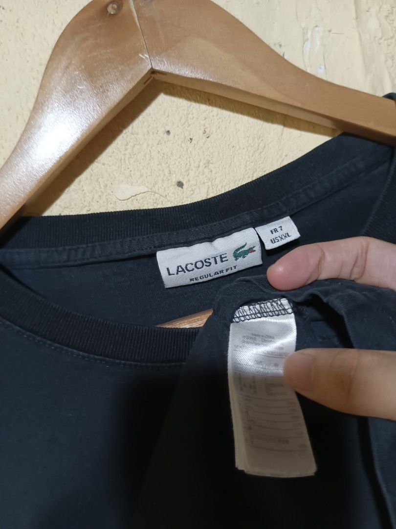 Lacoste (Category: Activewear) located in San Pablo. Submitted by thriftyjd (Listing ID 1465064563, Image 3). Description: Dimes: L29 x W21 Condition/color rate: 9/10 need wash.