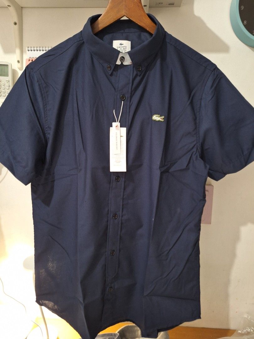 Lacoste button down polo (Category: Tshirts & Polo Shirts ) located in Muntinlupa City. Submitted by kstefanomela14 (Listing ID 1465122554, Image 3). Description: Lacoste button down polo Medium - 19x27 Large - 20x28 XL - 21x29 XXL - 22x30 COD cop LBC lalamove j&t.