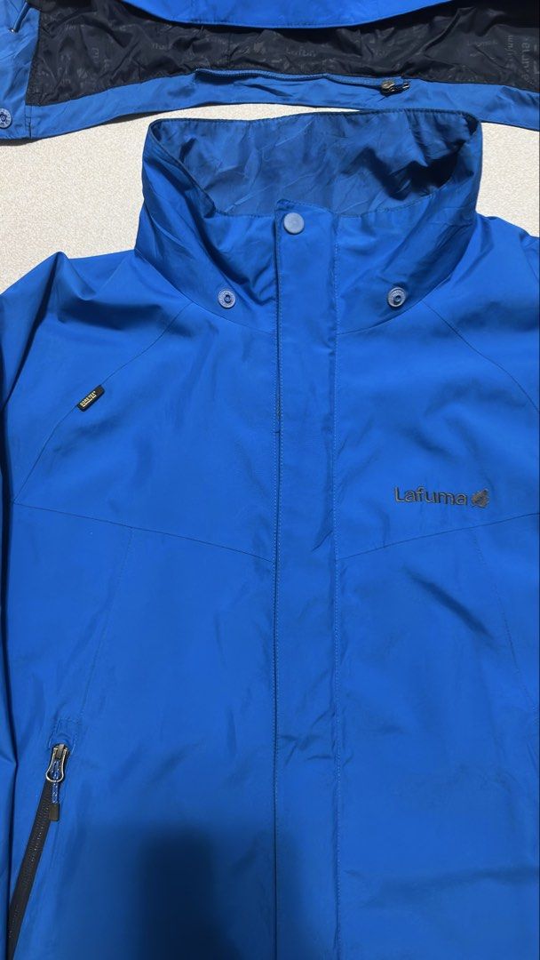 Lafuma GORE-TEX Performance Shell Blue Hooded Jacket Size 105 (Category: Coats, Jackets and Outerwear) located in Marilao. Submitted by 469batalladon (Listing ID 1464994756, Image 2). Description: lafuma goretex size 24x 29 L-xl removable hood issue on puller last pic marilao bulacan 850 shipped .
