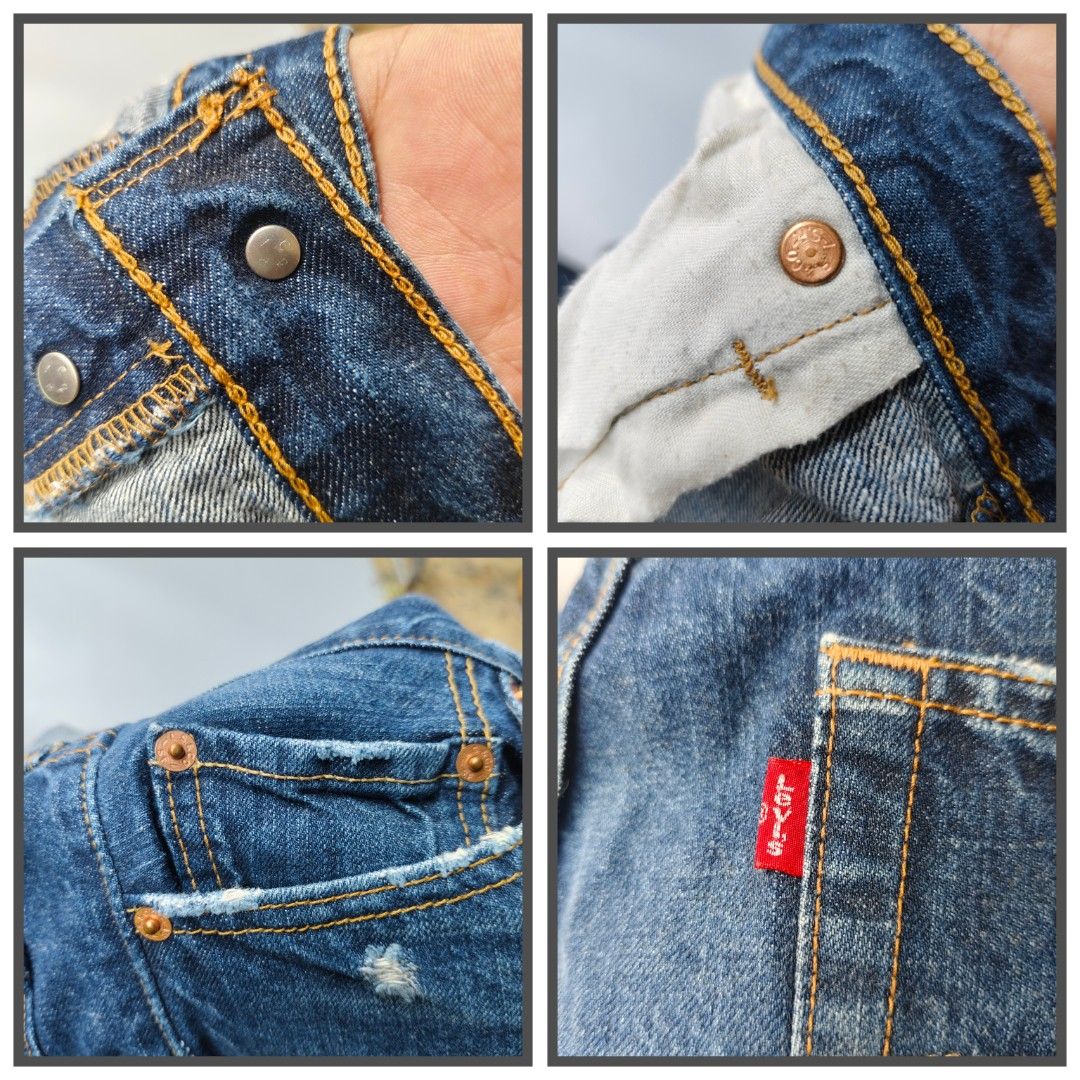 Levis 501 buttonfly (code C182)size 31 mens (Category: Coats, Jackets and Outerwear) located in Baguio. Submitted by archival_thrifted.ph. (Listing ID 1465016348, Image 3). Description: FOR SALE‼️ .LEVIS 501 BUTTONFLY FOR MENS . EXCELLENT CONDITION .NORMAL SIGNS OF USAGE .CODE C182 .SIZE 31 ON TAG .PHP 1980 PLUS SF .❌❌ COP/COD .MOP GCASH .COURIER J&T .BAGUIO AREA .DM FOR SURE BUYER TY.