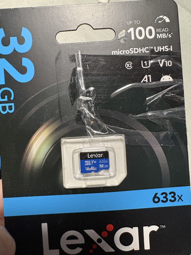 Lexar 32GB 633x sealed (Category: Memory & SD Cards) located in Makati City. Submitted by dudewhatdude (Listing ID 1465050570, Image 2). Description: Brand new Lexar 32GB 633x Buy both for 600. 350 per. Meet ups in Glorietta or Greenbelt Shipping shouldered by buyer .