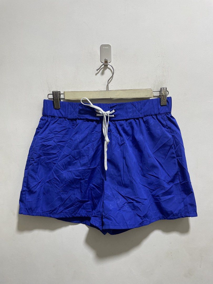 Louis Vuitton Blue Monogram Swim Shorts (Category: Shorts) located in Santiago. Submitted by UkayLuxxSelector (Listing ID 1465074368, Image 1). Description: - Brand: Louis Vuitton - Color/Design: Blue with all-over tonal monogram pattern - Waist: Adjustable drawstring with white cords (fits size 28-32) - Length: 13 inches - Lining: Comfortable white mesh interior - Mode of Payment: GCash, BPI, or Bank Transfer -.