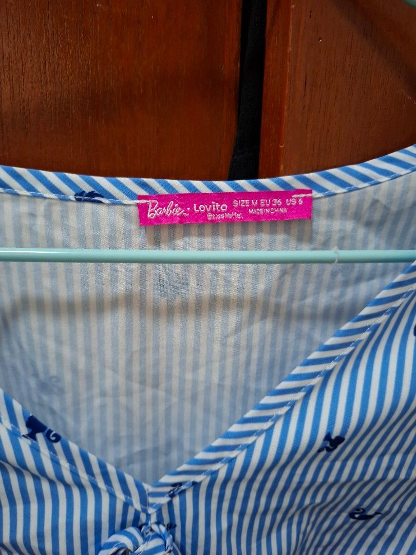 Lovito Barbie Blouse (preloved) medium size (Category: Blouses) located in Manila. Submitted by xilala22 (Listing ID 1465032160, Image 2). Description: good condition lp already Lovito brand #preloved, #prelovedph, #forsale, #manilabased, #blouse.