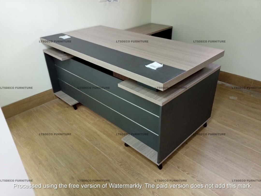 L-SHAPE EXECUTIVE DESK WITH DRAWERS OFFICE PARTITION (Category: Office Furniture & Fixtures) located in Quezon City. Submitted by gel.ltsdeco29 (Listing ID 1465005902, Image 1). Description: LTSDECO Home and Office Furniture Trading MANUFACTURER • FABRICATOR • SUPPLIER Looking for office furniture, modular partitions, workstations, or customized furniture? We can help! LTSDECO Home and Office Furniture Trading is a trusted manufacturer, fabricato