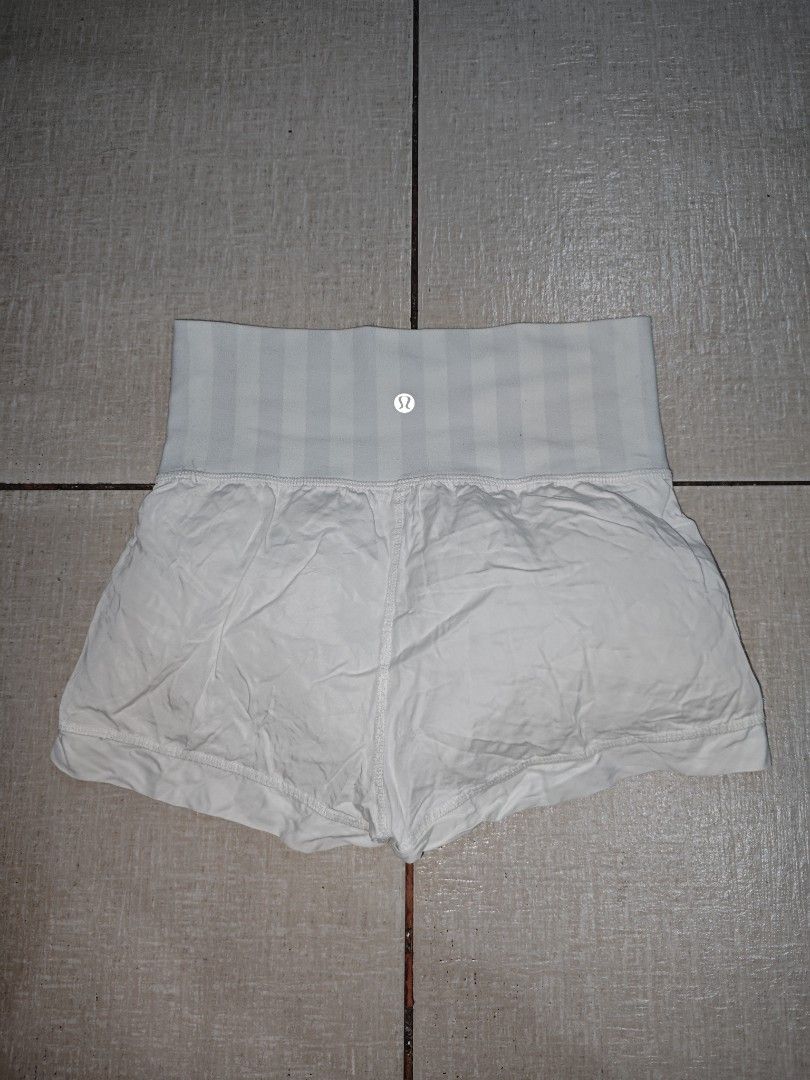 Lululemon Athletic Shorts White (Category: Shorts) located in Manila. Submitted by lilianapat52117 (Listing ID 1465121362, Image 1). Description: LULULEMON SHORT WHITE/GREY DOT 4 WAIST 25-28 LENGTH 11¾ VGUC NO ISSUES 300.