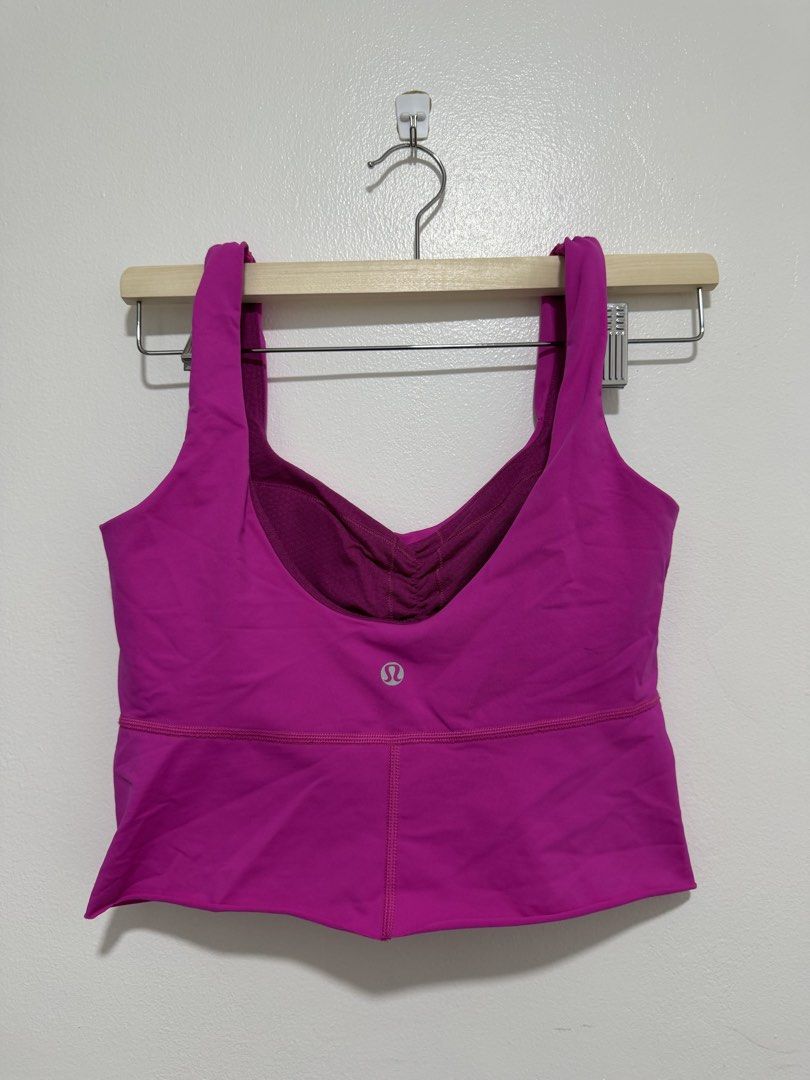 Lululemon Tank Top (Category: Activewear) located in Dasmarinas. Submitted by shoppingaccount__ (Listing ID 1465051325, Image 2). Description: dot 6 ( s-m ) super ganda ng color! not ur usual align tank, may design sya sa gitna hehe .