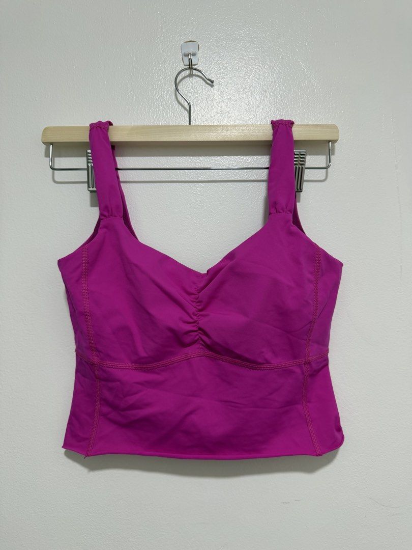 Lululemon Tank Top (Category: Activewear) located in Dasmarinas. Submitted by shoppingaccount__ (Listing ID 1465051325, Image 1). Description: dot 6 ( s-m ) super ganda ng color! not ur usual align tank, may design sya sa gitna hehe .