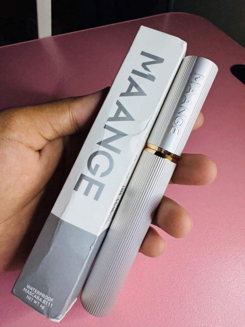 Maange Waterproof Mascara B111 (Category: Makeup) located in Manila. Submitted by ladiiiis (Listing ID 1465006618, Image 1). Description: - Brand: Maange Waterproof Mascara - Shade: B111 - Net Weight: 6g - Packaging: Silver tube with matching outer box - Condition: Brand new, unopened - Manufacturing Date: 5M110803 - Expiry Date: 10112028 - Perfect reliable formula for everyday use.