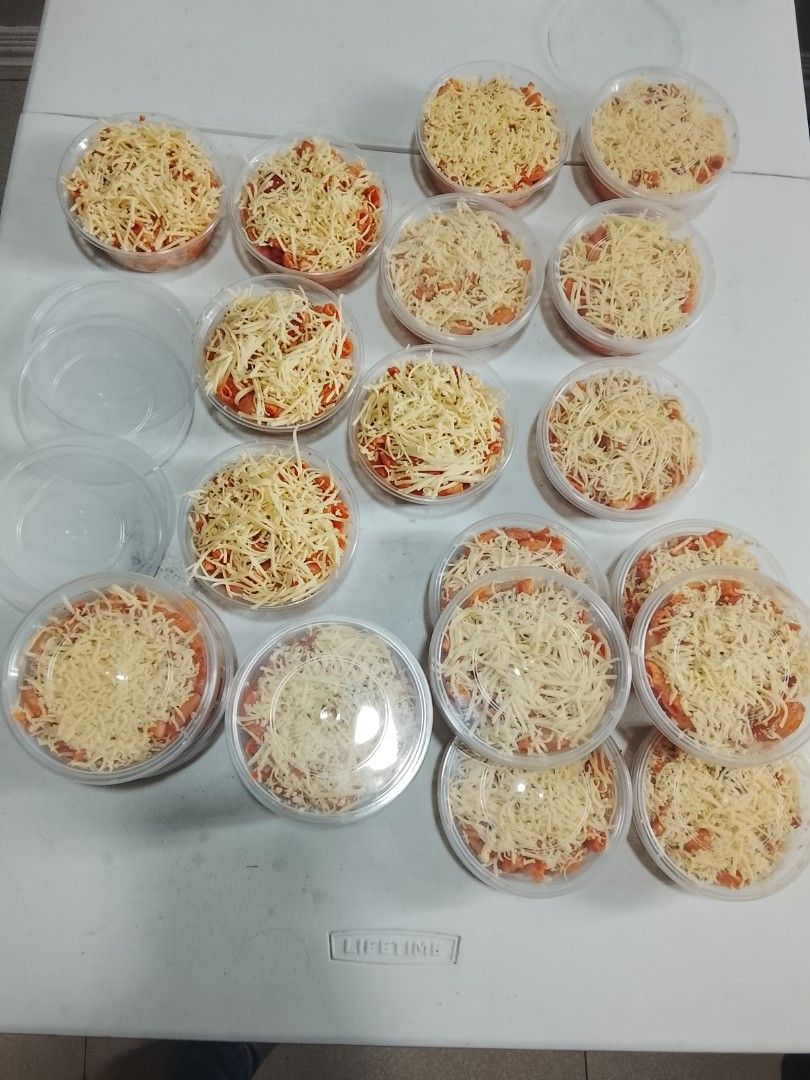 Macaroni (spaghetti/minimum order 10pcs (Category: Other Food & Drinks) located in Quezon City. Submitted by inah_0405 (Listing ID 1464978812, Image 3). Description: bulk order 350 per 10pcs. via Lalamove. QC area.