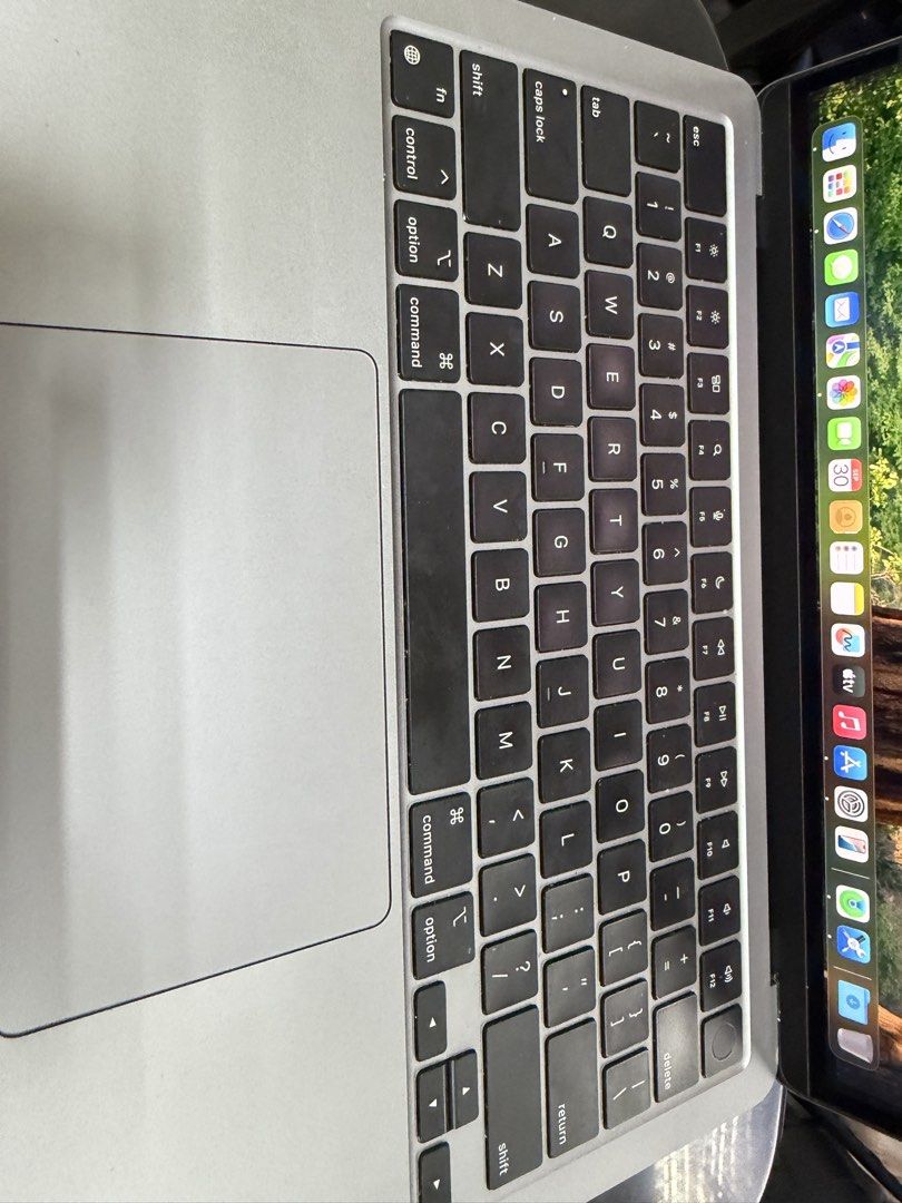 Macbook air M2 2022 (Category: Laptops & Notebooks) located in Manila. Submitted by jaydenc978 (Listing ID 1465135586, Image 2). Description: MacBook Air M2 (2022) 8+256gb 88% BH Has scratches and dent seen in the photo No further issues Inclusion: Laptop Charger (No adaptor) Price: 39,000 Slightly Negotiable.