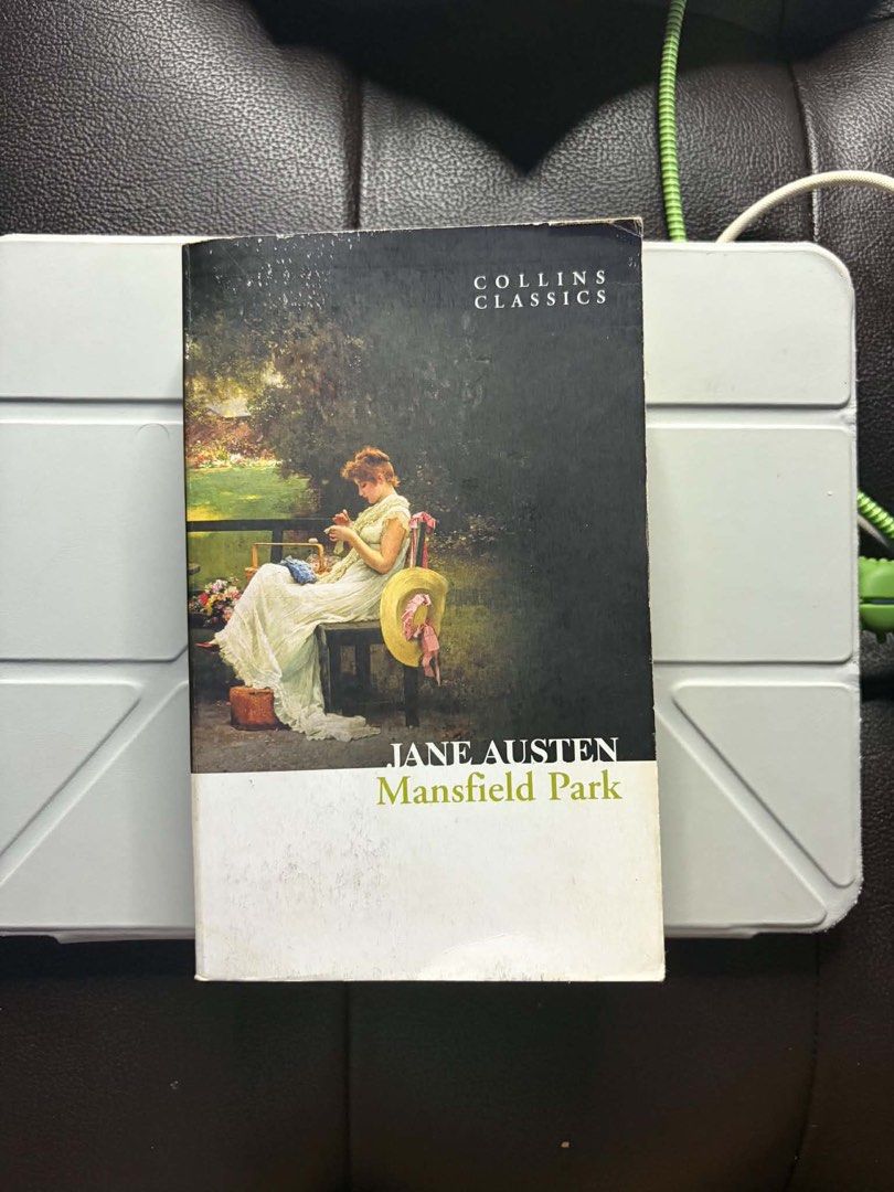 Mansfield Park Jane Austen Collins Classics paperback (Category: Storybooks) located in Angono. Submitted by wornbydahlia (Listing ID 1465068219, Image 1). Description: Preloved Book <3 Details: • Paperback • Has slight dents • RFS: Finished the book already! Payment Method: BDO GCash GoTyme Maribank 📍Angono, Rizal.
