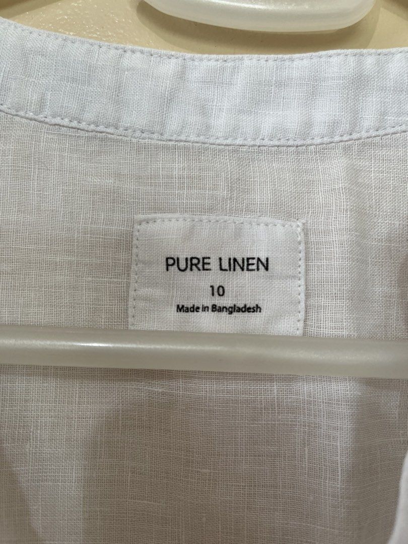 Marks & Spencer Pure Linen Blouse, UK 10 (Category: Blouses) located in Mangaldan. Submitted by thediscountdiva (Listing ID 1464972007, Image 3). Description: Preloved. Still in very good condition. RFS: Moving out sale.