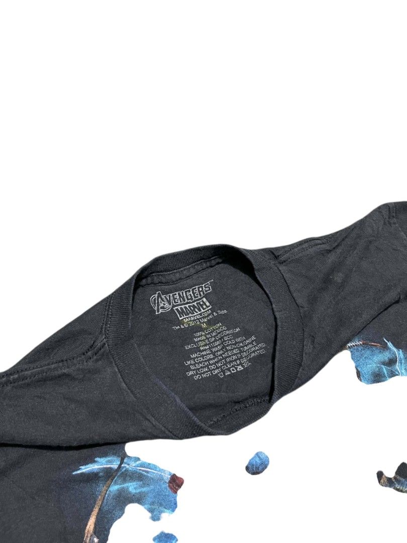 Marvel Avengers (Category: Tshirts & Polo Shirts ) located in Bacolod City. Submitted by squarer00ts (Listing ID 1465061918, Image 3). Description: Marvel Avengers •Size on tag: Medium •Dimension: Width 19.5 × Length 26.5 •Issue: Sign of usage •Need wash.