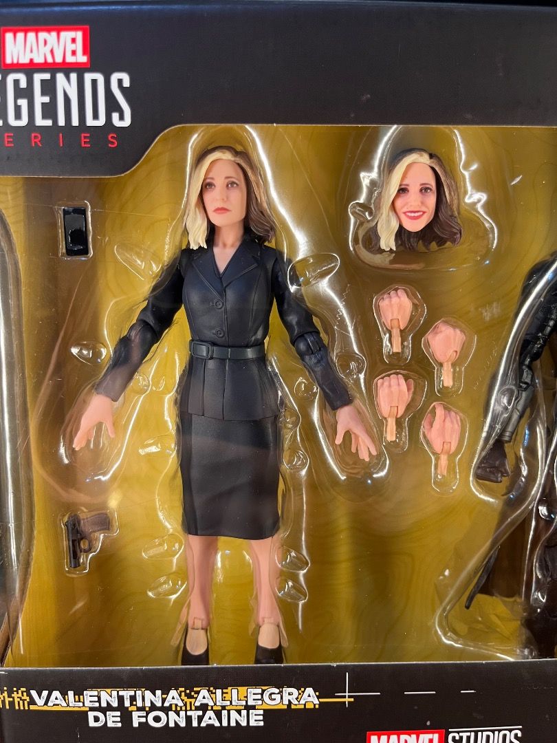 Marvel Legends Valentina & The Void (Category: Figurines & Statues) located in Cagayan de Oro. Submitted by juanaverse (Listing ID 1465004048, Image 3). Description: SEALED If break set : Valentina - ₱1,300 The Void - ₱1,800 Set Price - ₱3,100 MOP: Maribank, BPI MOD: LBC/J&T.