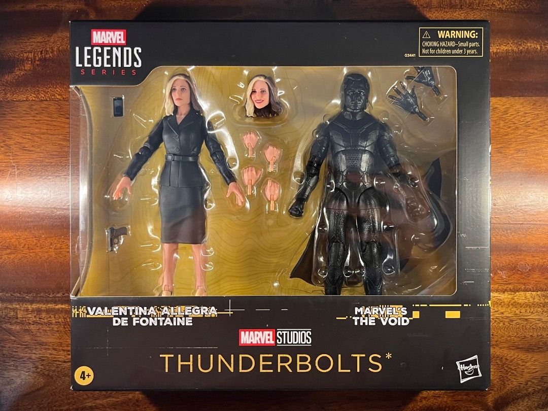 Marvel Legends Valentina & The Void (Category: Figurines & Statues) located in Cagayan de Oro. Submitted by juanaverse (Listing ID 1465004048, Image 1). Description: SEALED If break set : Valentina - ₱1,300 The Void - ₱1,800 Set Price - ₱3,100 MOP: Maribank, BPI MOD: LBC/J&T.