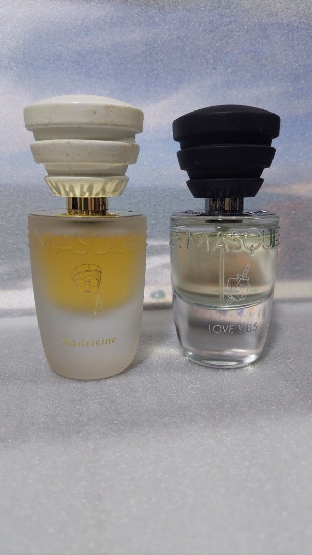 Masque Milano Madeleine & Love Kills Perfume Bundle (Category: Fragrance & Deodorants) located in Paranaque City. Submitted by justcody (Listing ID 1465065088, Image 3). Description: - Authentic Masque Milano Love Kills Eau de Parfum - Notes: Rose Absolute Turkish LMR, Patchouli Oil, Geranium Oil, Egyptian Rose, Ambrette Seed, Love Accord, Rose Oxide - Interpreted by Caroline Dumur - Size: 35 ml / 1.18 fl.oz - Comes with original packaging - Auth