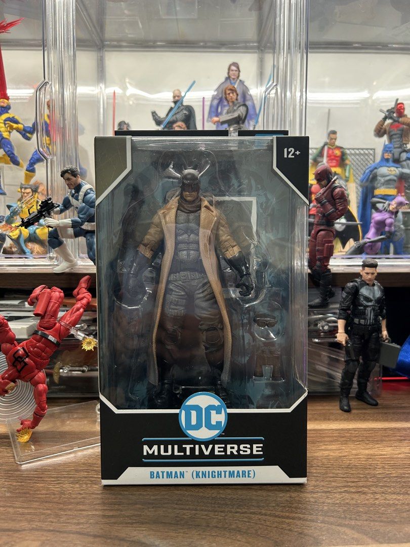 McFarlane Knightmare Batman (Category: Figurines & Statues) located in Davao. Submitted by haallouu (Listing ID 1465110343, Image 2). Description: Condition: BiB Card and base intact.