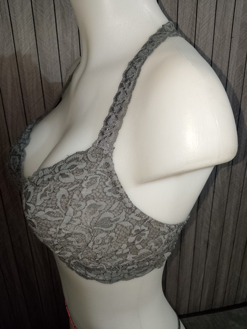Medium grey lace padded Bralette (Category: Undergarments & Loungewear) located in Manila. Submitted by truecrystal-1407 (Listing ID 1465078257, Image 2). Description: .