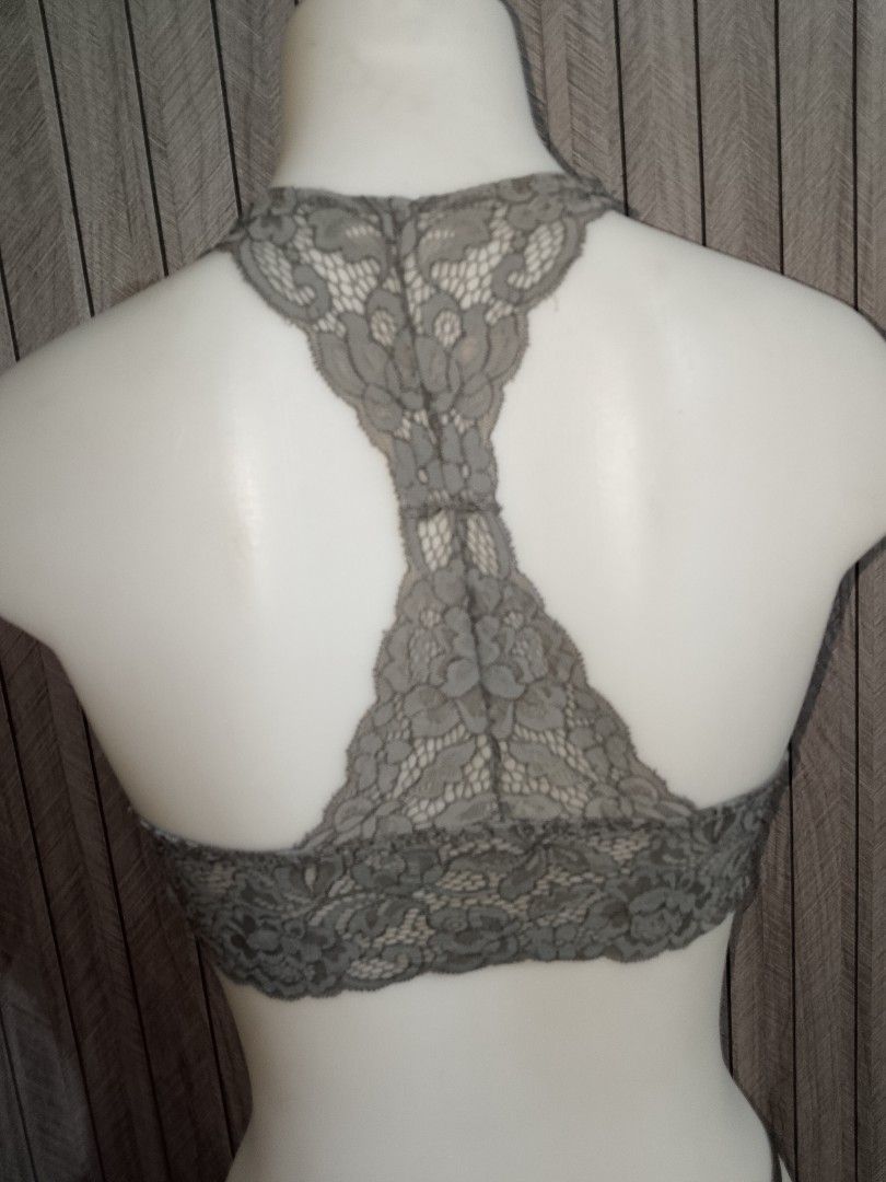 Medium grey lace padded Bralette (Category: Undergarments & Loungewear) located in Manila. Submitted by truecrystal-1407 (Listing ID 1465078257, Image 3). Description: .
