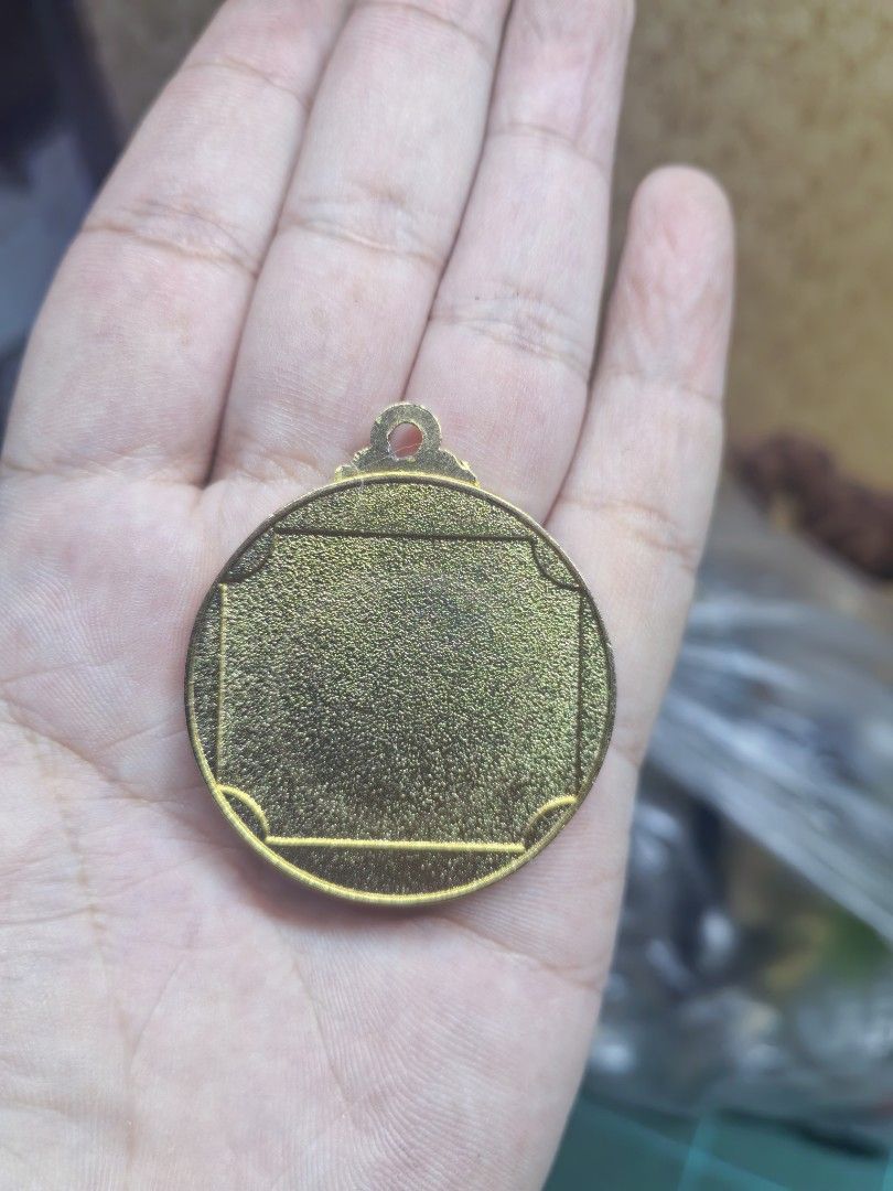 Metal Relief Trophy Insert - Dancer Gold-Tone (Category: Vintage Collectibles) located in Cebu City. Submitted by dudes_villanueva (Listing ID 1464973299, Image 3). Description: Metal Relief Trophy Insert - Dancer Gold-Tone In excellent condition Size: 40mm in diameter.