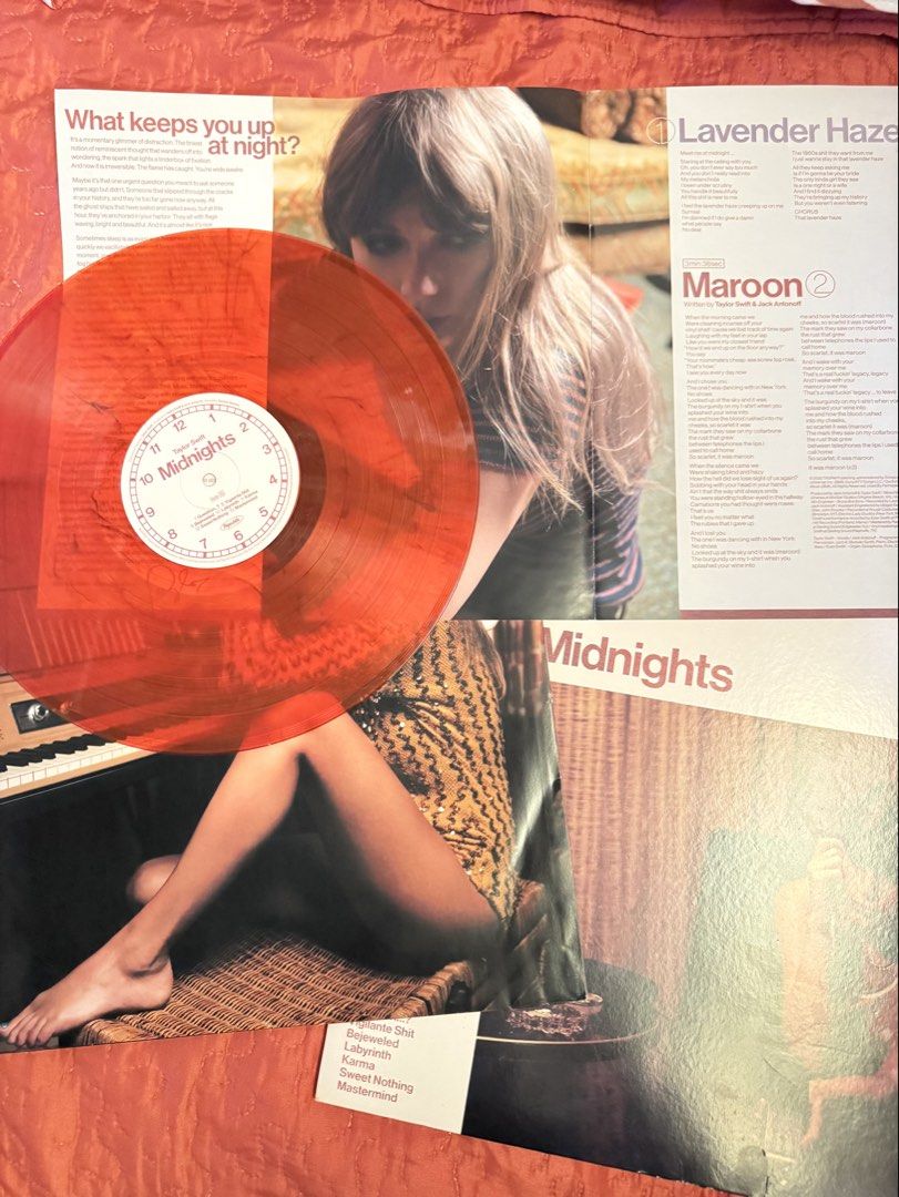 Midnights (Taylor Swift) - Orange Vinyl (Category: Vinyls) located in Manila. Submitted by vinylfs (Listing ID 1464978489, Image 2). Description: .