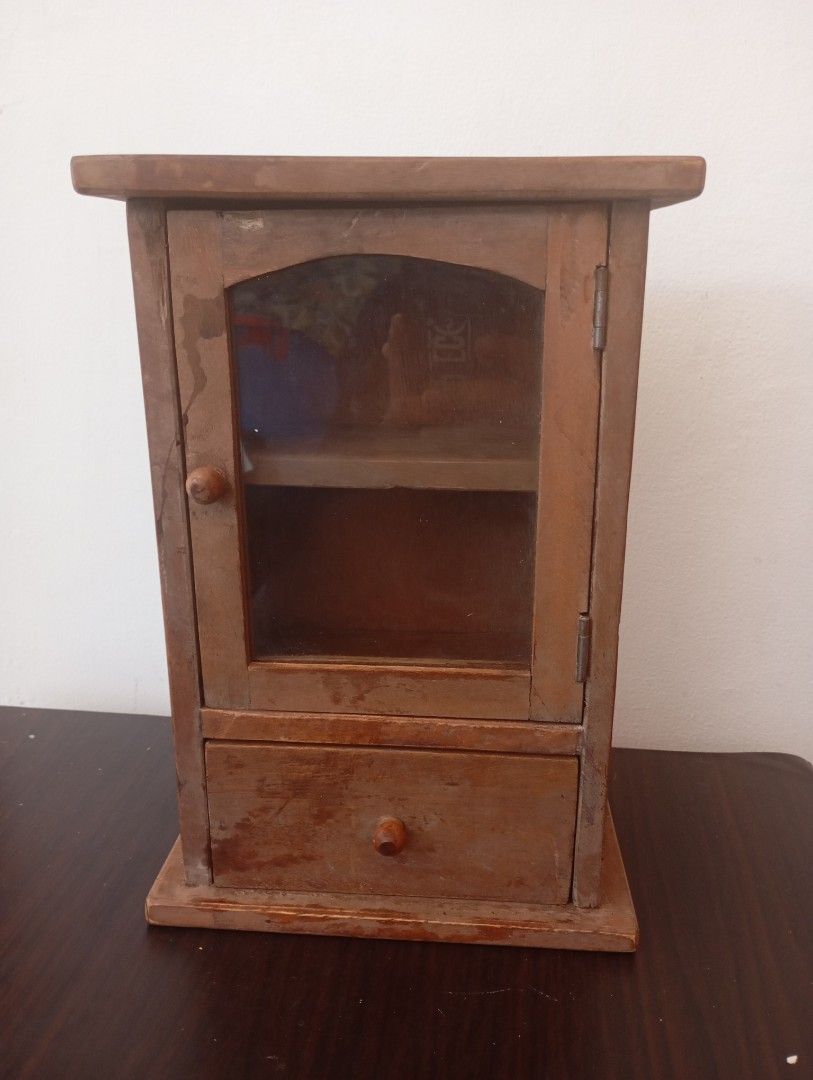 Mini wood cabinet (Category: Other Home Decor) located in Las Pinas. Submitted by quick_deals_great_finds2 (Listing ID 1465004837, Image 1). Description: 15 inches tall 6 inches wide 4 inches thick Good condition.