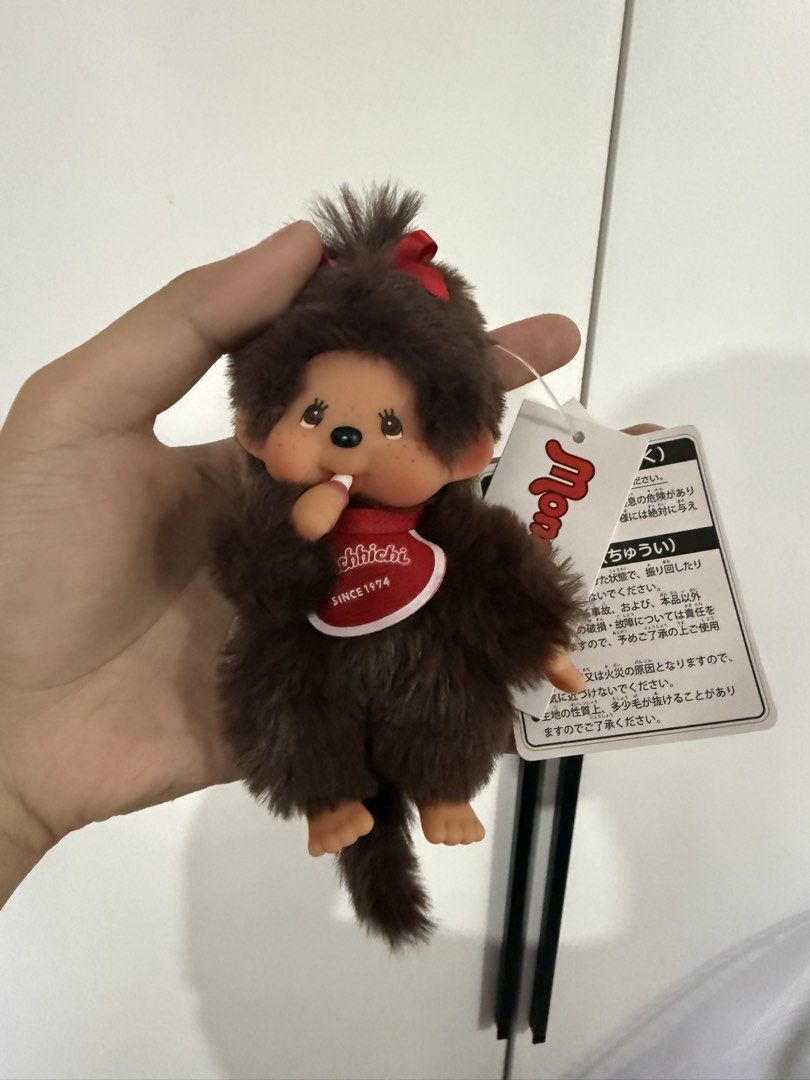 Monchhichi Charm - Brown Girl (Category: Plushies & Soft Toys) located in Rodriguez. Submitted by babytoothy (Listing ID 1464980180, Image 1). Description: authentic from japan 1600 only (lowest sa market now).