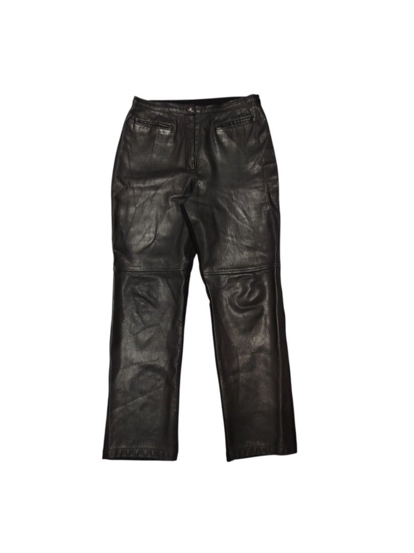 MORGAN DE TOI LEATHER PANTS (Category: Jeans) located in Bayombong. Submitted by Gentlemans_ClosEt (Listing ID 1465024307, Image 1). Description: VINTAGE MORGAN DE TOI LEATHER PANTS LEATHER AT THE FRONT COTTON AT THE BACK SIZE 38 ON TAG WAISTLINE 28 LENGTH 37 LEG OPENING 7 EXCELLENT CONDITION NO ISSUE.