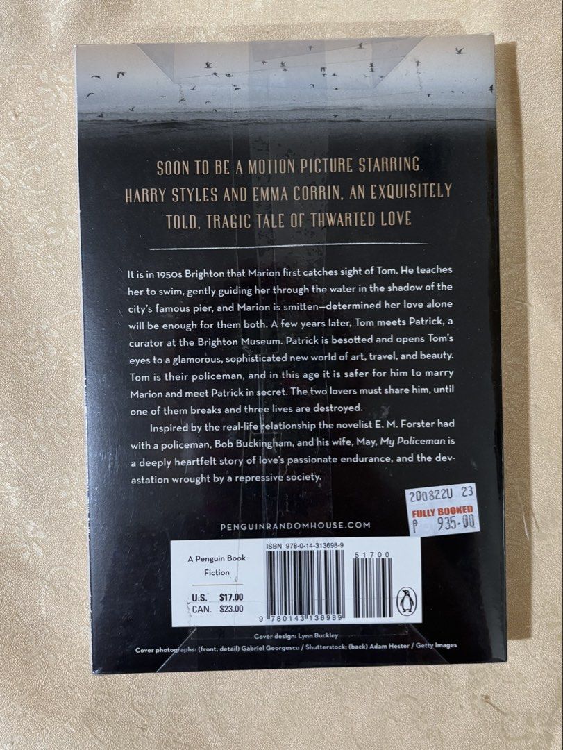 My Policeman by Bethan Roberts Novel Paperback (Category: Storybooks) located in Navotas City. Submitted by peetamellark16 (Listing ID 1465135028, Image 2). Description: Sealed.