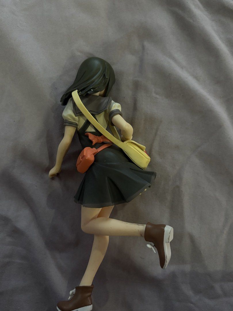 Nadeko Sengoku - Monogatari figure (Category: Figurines & Statues) located in Malaybalay. Submitted by zowstash (Listing ID 1465048988, Image 2). Description: ꒰১ ໒꒱; WTS / SELLING - Nadeko Sengoku Figure ഒ·˚Legit item, got this from the japan surplus bins lol ♡ Nadeko Sengoku - Taito Monogatari series figure Condition: HEAVILY used and flawed, as seen in photos. ( scratches, chips, dirt, yellowing, etc. ) Inclusions: She doesn’t come with a box o