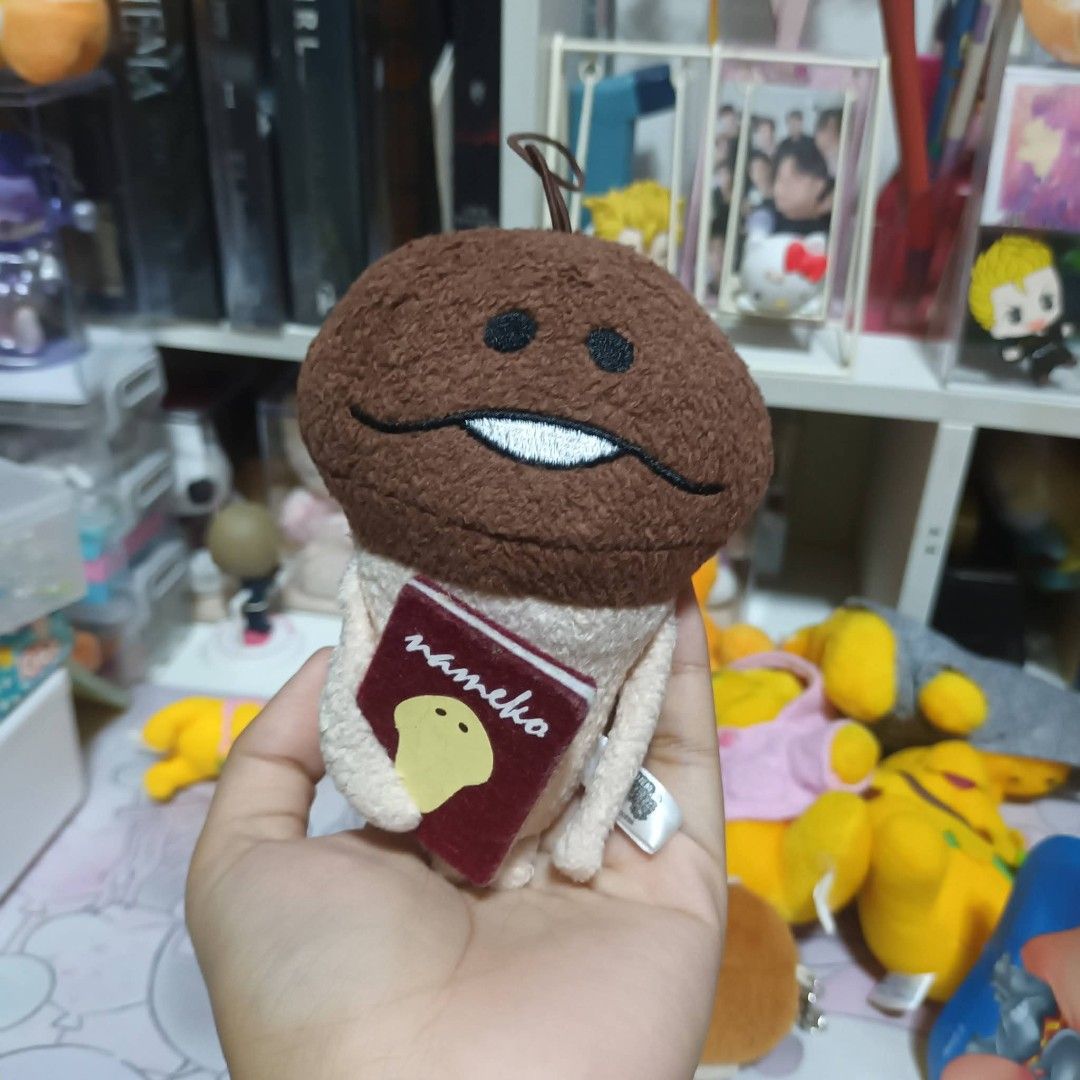 Nameko Charm (Category: Plushies & Soft Toys) located in Las Pinas. Submitted by rieries_shop (Listing ID 1465123417, Image 1). Description: - as is - washed and no flaw - pm me for more info/pic - Mop: Gcash/Maya/Gotyme/Maribank.