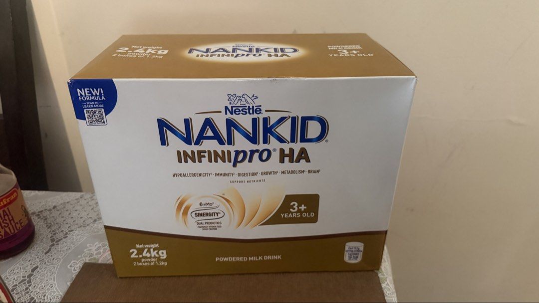 NanKid Infinipro HA 3+ (Category: Other Food & Drinks) located in Las Pinas. Submitted by kcshoponline.ph (Listing ID 1464978047, Image 1). Description: Sealed Selling for 3k Exp Nov 2027 Twins switched to full cream milk Qr payment LBC | J&T | Lala or similar 📍Las Pinas.