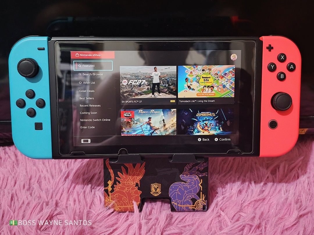 Napakakinis na nintendo switch version 2 w/games (Category: Nintendo) located in Marikina City. Submitted by waynewayne2 (Listing ID 1464979952, Image 3). Description: please, paki pm na lang ako sa FB WAYNE SANTOS FOR SALE OR TRADE +cash Pampanga meetup Jnt, lbc or lalamove sa malayo 09760568942 NINTENDO SWITCH V2 2026 -Literal na Good as brandnew! Makinis na makinis pati accesories! -Complete original accesories -Last release 2026 model shorter
