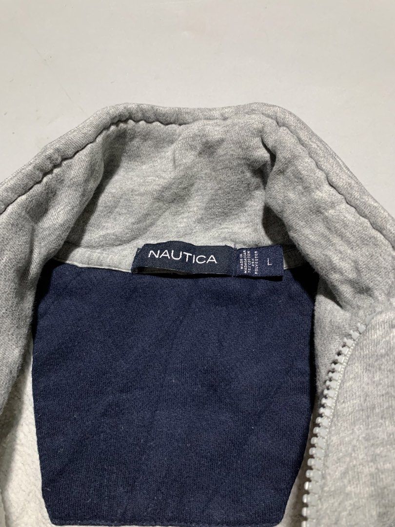 NAUTICA HEAVY QUARTERZIP GREY (Category: Coats, Jackets and Outerwear) located in Taguig. Submitted by thehookv1 (Listing ID 1464984005, Image 3). Description: NAUTICA HEAVY COTTON QUARTER ZIP GREY SIZE LARGE 23x27 pit to pit | shoulder to hem EXCELLENT CONDITION AUTHENTIC TAGUIG DM ME .