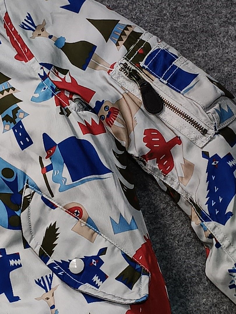 Ne-net All-Over Graphic Print Bomber Jacket (Category: Coats, Jackets and Outerwear) located in La Trinidad. Submitted by beenaged (Listing ID 1465023124, Image 3). Description: Ne-net colorful AOP graphic print bomber jacket - size Medium women's - armpit to armpit 19 shoulder to hem 24 - excellent to good as new condition location Baguio City shipping nationwide .