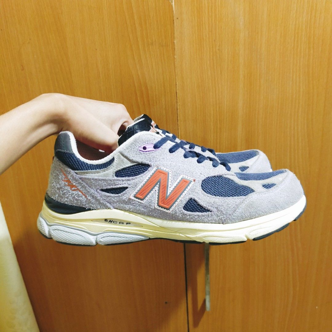 New Balance 990v3 Teddy Santis (Category: Sneakers) located in Manila. Submitted by patinacollectives2.0 (Listing ID 1465034440, Image 2). Description: New Balance 990v3 Teddy Santis Raw Amethyst M990TD3 Size 10US 44EUR Made in USA Really good condition for it's age Minor signs of usage only Very rare colorway and probably the best V3 Teddy Santis released RFS: Decluttering 2500+SF Marikina location Shipping via Lalamove or J&T.