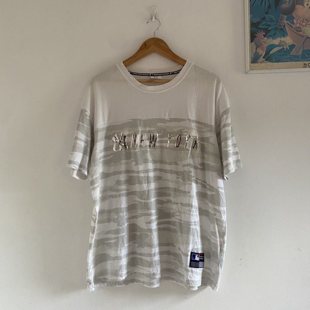 New York Yankees Camouflage MLB Tee (Category: Tshirts & Polo Shirts ) located in Angeles City. Submitted by eriellynnthrifts (Listing ID 1465085364, Image 1). Description: 24x30 XL on tag Good Condition. See photo for details 230 Angeles City Pampanga.
