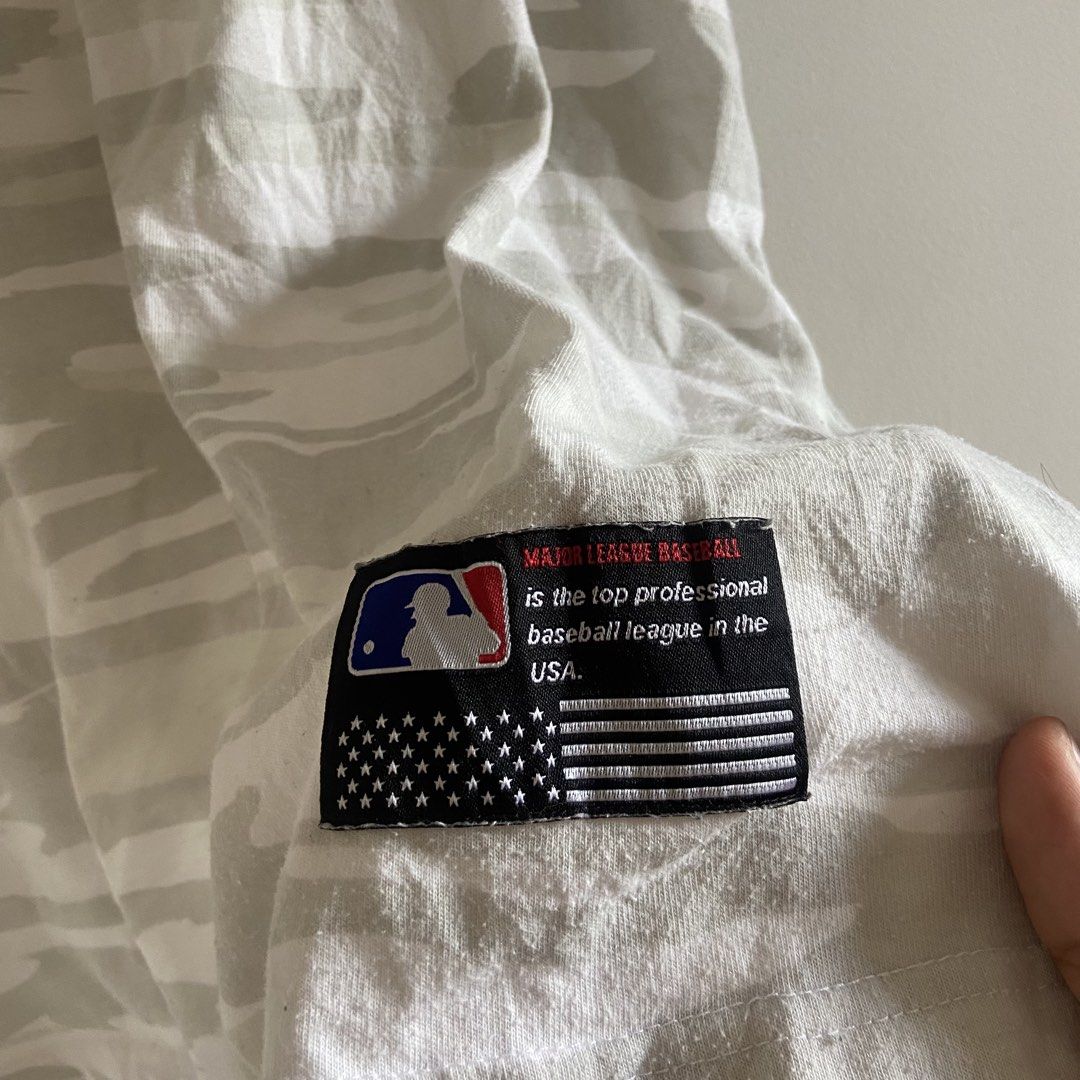 New York Yankees Camouflage MLB Tee (Category: Tshirts & Polo Shirts ) located in Angeles City. Submitted by eriellynnthrifts (Listing ID 1465085364, Image 3). Description: 24x30 XL on tag Good Condition. See photo for details 230 Angeles City Pampanga.