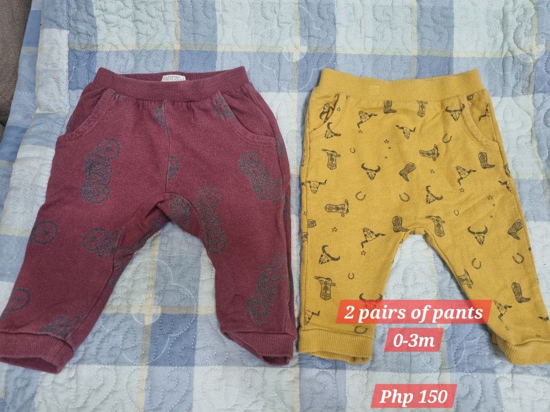 Newborn pants (0-3m) 2pcs (Category: Babies & Kids Fashion) located in Manila. Submitted by beblips (Listing ID 1465044435, Image 1). Description: .