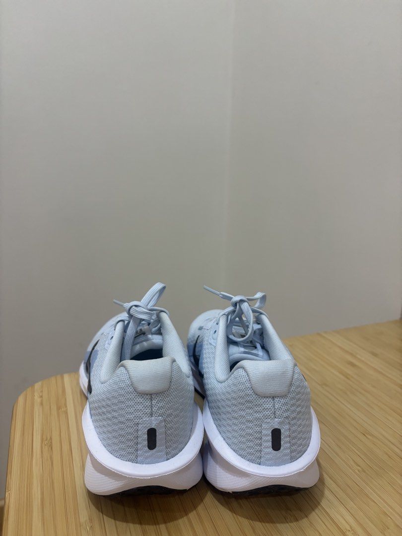 Nike Downshifter 13 Light Blue Running Shoes (Category: Activewear) located in Muntinlupa City. Submitted by sofiaannf (Listing ID 1465103568, Image 3). Description: - Nike Downshifter 13 Running Shoes - Light blue with black Swoosh logos and white midsole - US 6 - only used once and in very good condition - rfs: badly need funds 🙏🏻🙏🏻🙏🏻.
