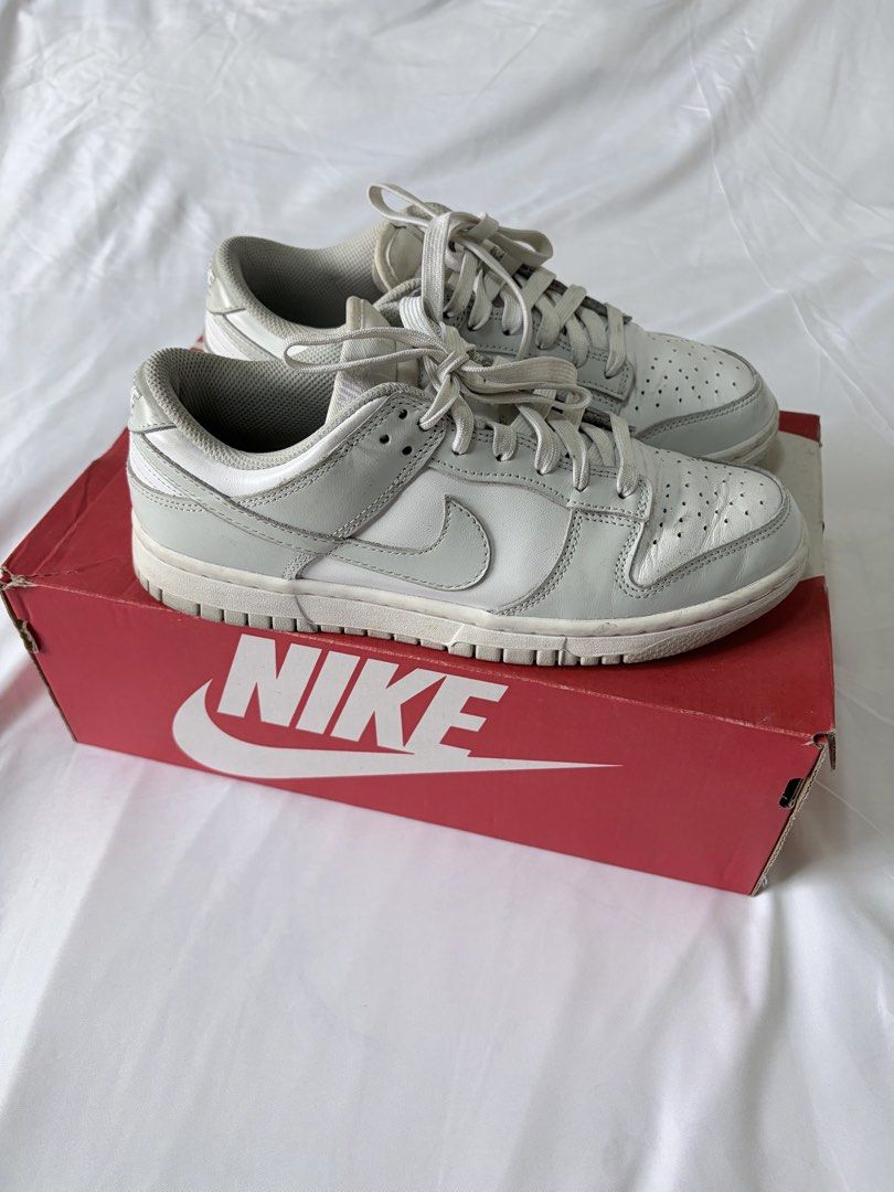Nike Dunks Low Photon Dust Gray (Category: Sneakers) located in Bambang. Submitted by gigisells_ (Listing ID 1465152703, Image 1). Description: just needs wash authentic comes w/ orig box.